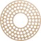 Ekena Millwork Fink Wood Fretwork Pierced Ceiling Medallion, Alder, 24"OD x 8 3/4"ID x 1/4"T CMWP24X24X0250FFAL - alternate 1
